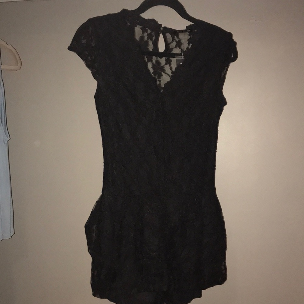 Forever 21 back lace romper